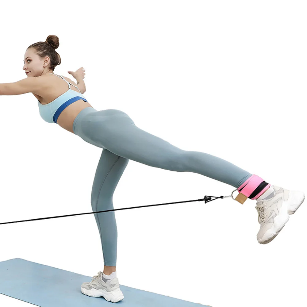 Кабельный тренажер ремни на лодыжку фитнес манжеты для мужчин женщин D-образное