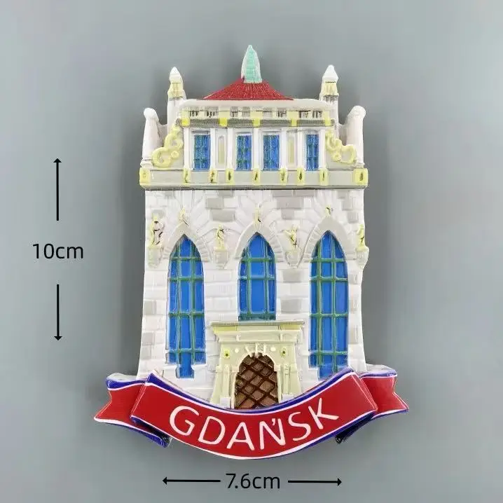 Gdansk, Польша Туризм Мемориал Творческий городской ориентир Кинмен Домашний декор Магнит Наклейка на холодильник Подарок (art.: 3920d144a5ce7) - 3920d144a5ce7