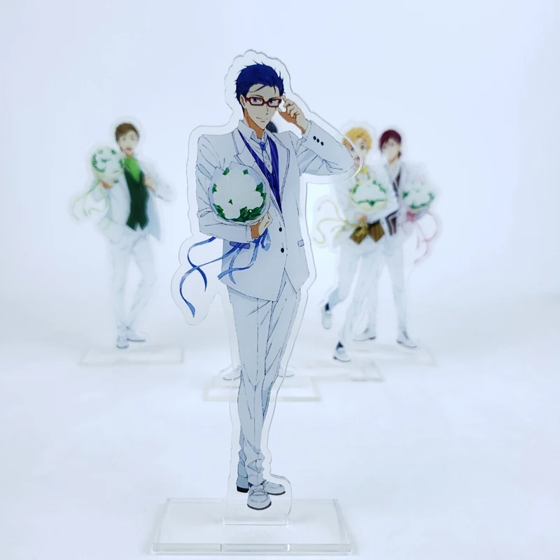 Аниме бесплатно! Акриловый брелок для ключей Nanase Haruka Тачибана Макото подвеска