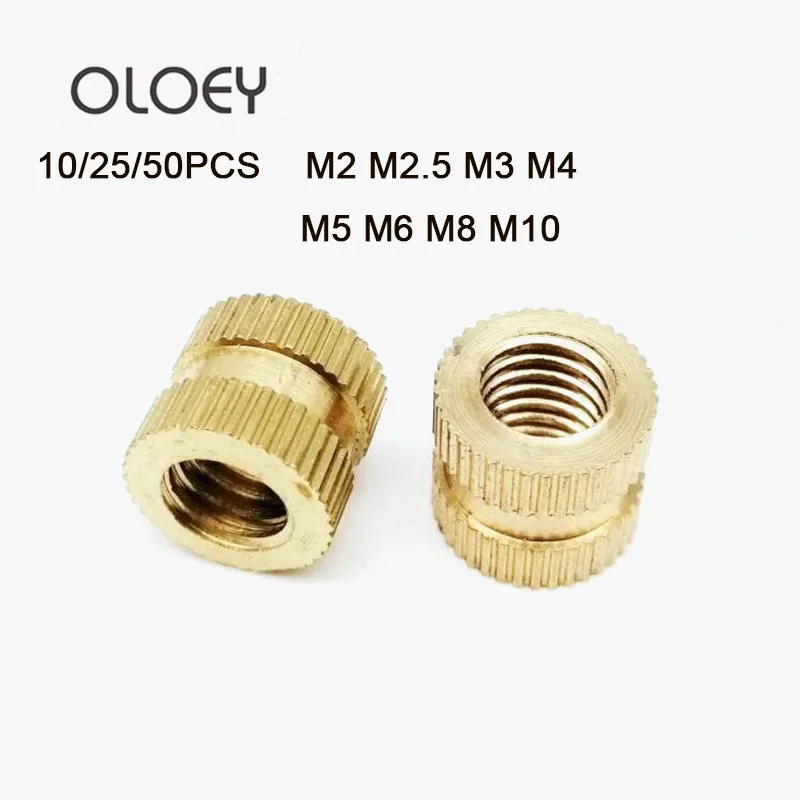 

Гайки OLOEY M2 M2.5 M3 M4 M5 M6 M8 M10 из латуни и меди