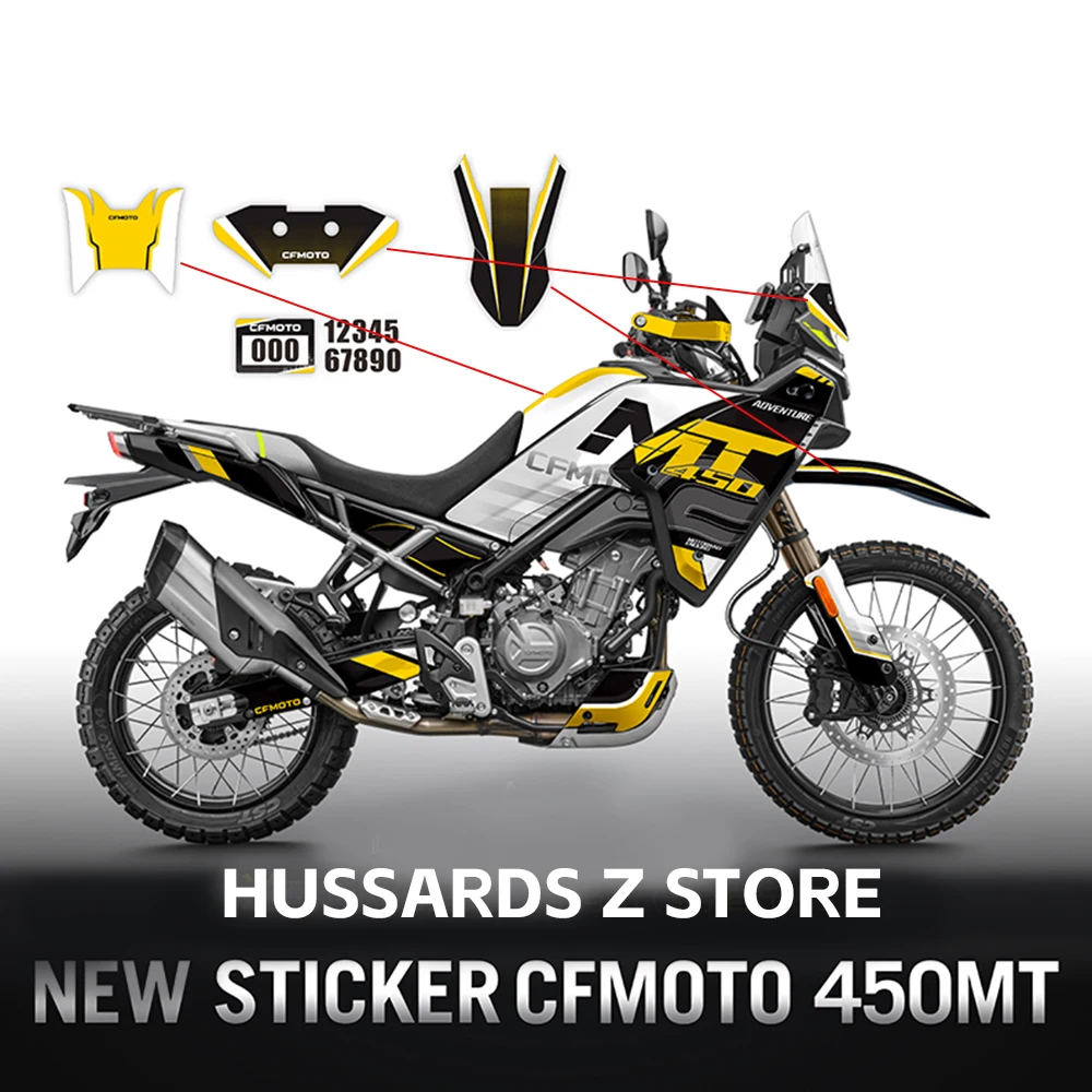 

Для CFMOTO 450MT 450 MT IBEX 450 MT450 узор гравюра модификация мотоцикла водостойкая наклейка украшение для тела наклейка