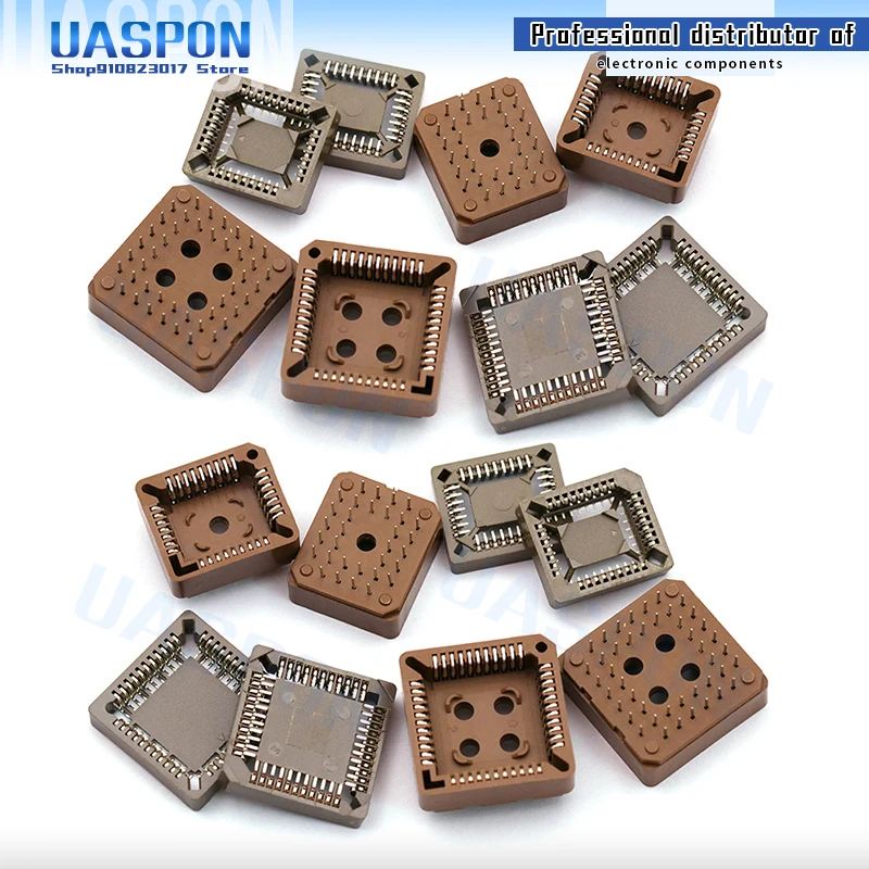 10 шт. PLCC IC socket PLCC32 PLCC44 SMD DIP PLCC Socket adapter
