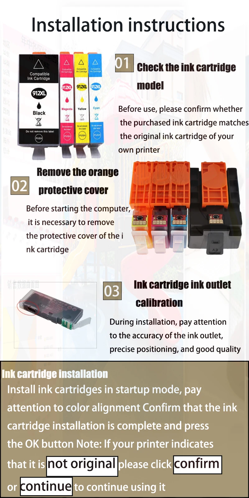 Vilaxh для HP 912XL картридж 912 OfficeJet Pro8010 8012 8013 8014 8015 8017 8018 8020 8022 8023 8024 8025 8026 8028