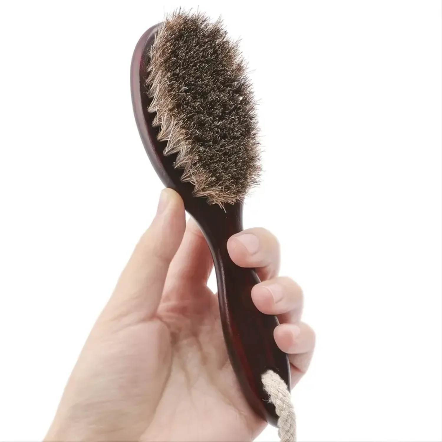Парикмахерская щетка для выцветания с деревянной ручкой щетина кабана ухода за