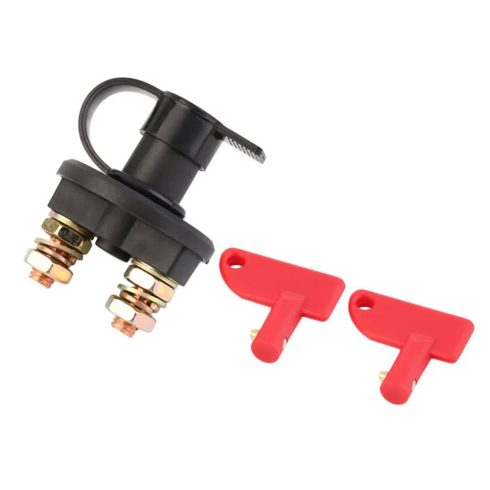 

24V 400A Car Battery Switch Power Isolator Disconnect Removable Keys Marine Truck Boat Car Disconnect