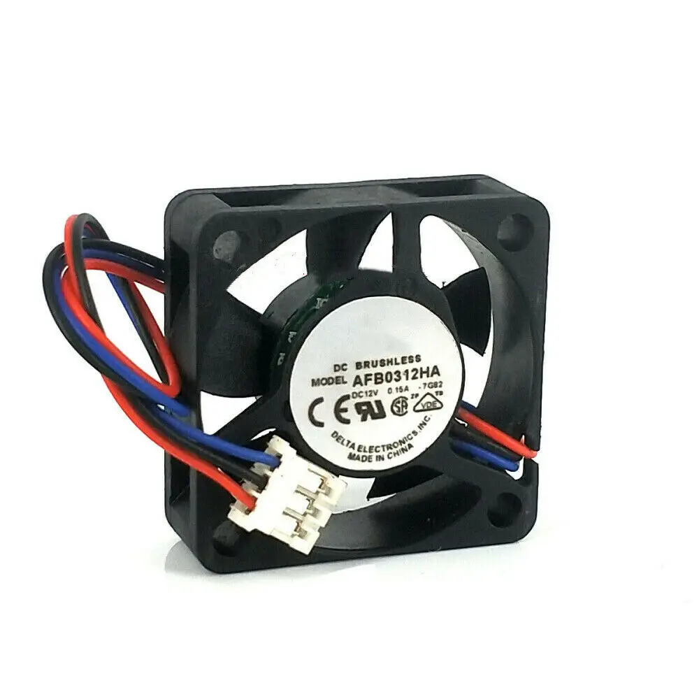 

AFB0312HA 12V 0.15A 3 Pin 30x30x10mm Server Square Cooling Fan Cooler Radiator