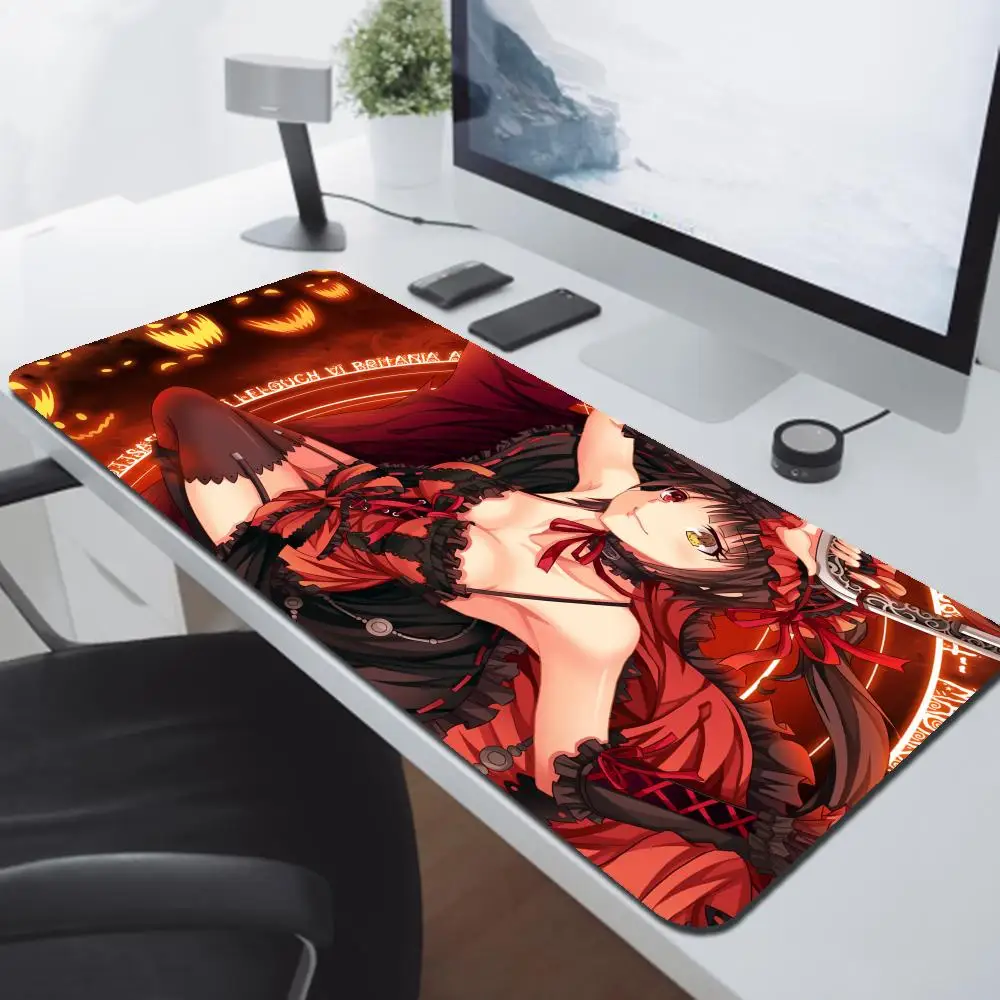 Большой коврик для мыши Tokisaki Kurumi Date A Live ноутбуки игровые аксессуары клавиатура