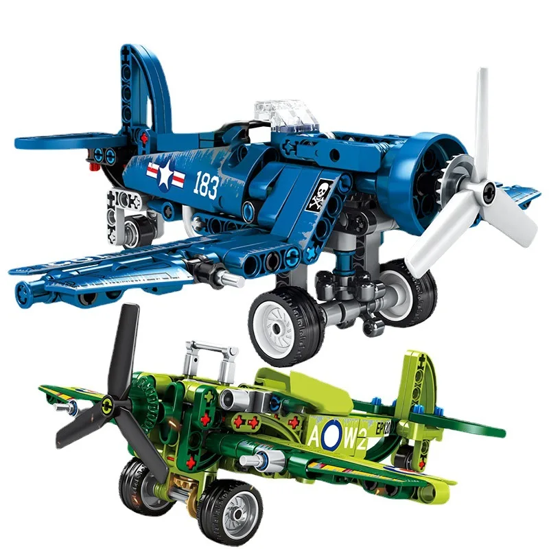 Истребитель самолета мелкие частицы сборные строительные блоки модель