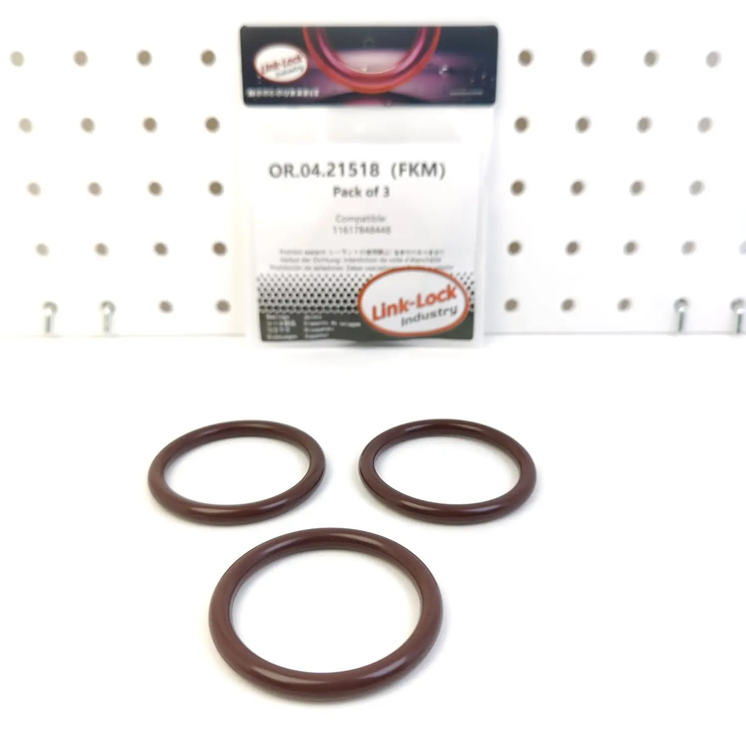 Фото Комплект уплотнительных колец FKM Viton LINK-LOCK 3PCS OR.04.21518 для надувной направляющей детали 11617848448 для BMW-S55 №2