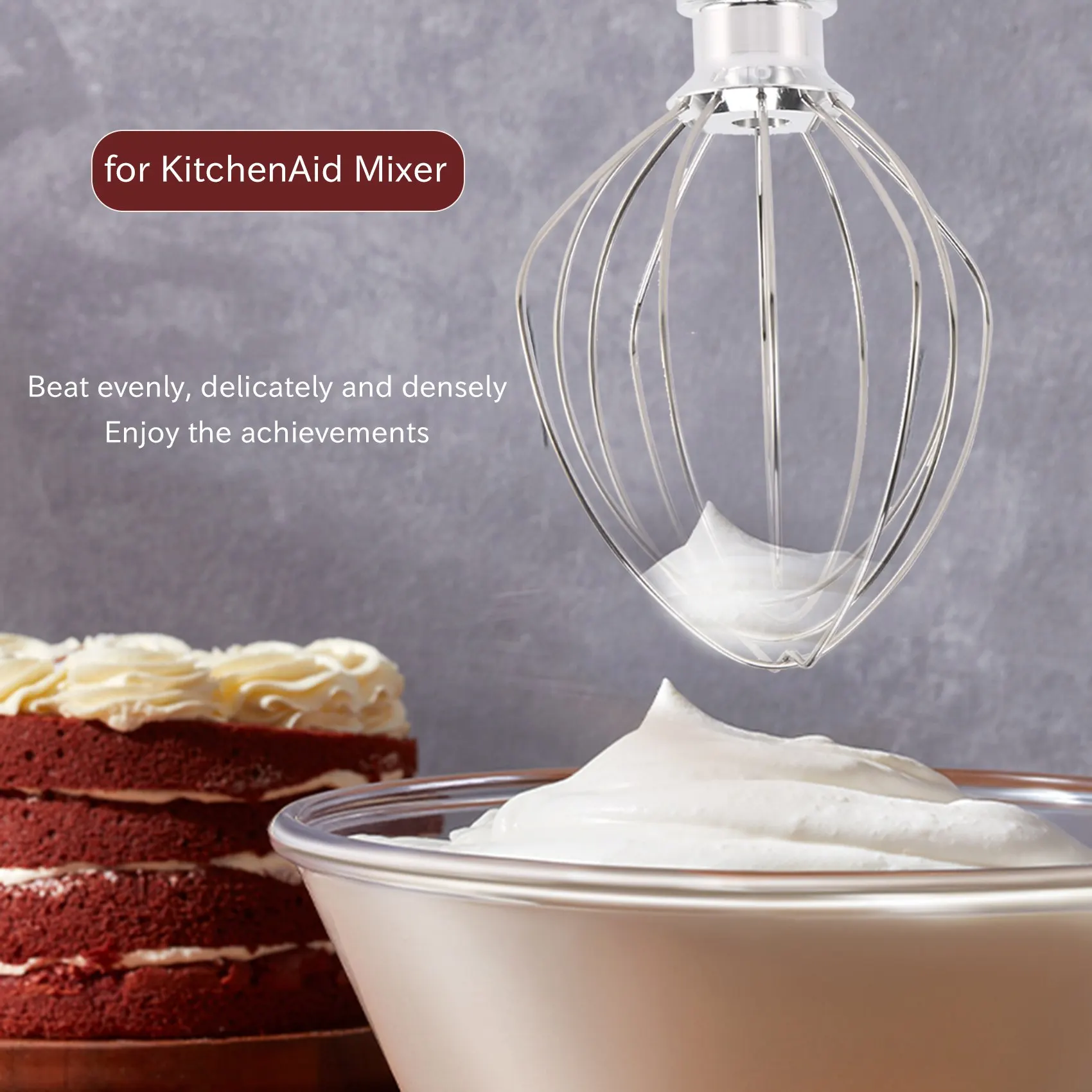 3 шт. сменная насадка для венчика миксера KitchenAid с наклонной головкой проволочный