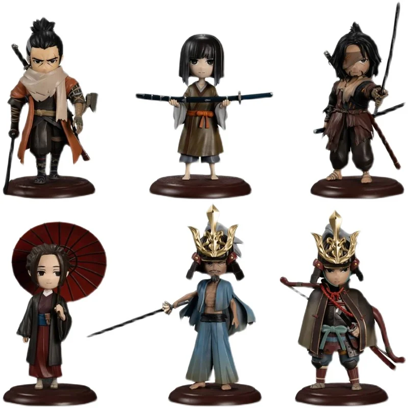 

SEKIRO Shadows Die Twice Action Figures Anime Characters Wolf Q Version Collectible Model Toys New Tide Play Ornaments Gifts