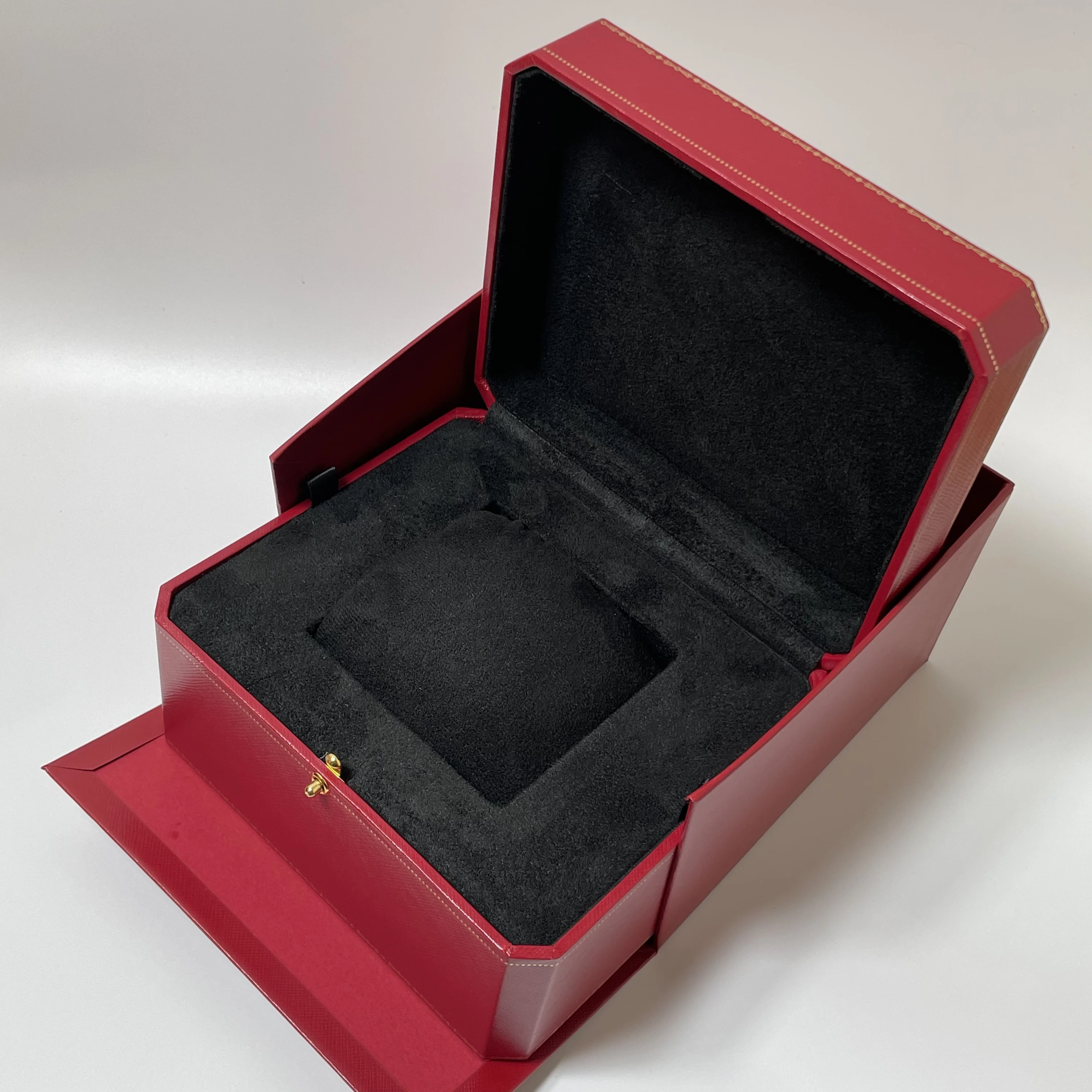 Factory Supplier Red with Original Wooden Watch Box Luxury Brand with Papers Card Can Customization AAA Watche
