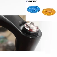 ztto bicycle front fork cap covers cnc mountain bike air gas fork cover mtb cycling star nut parts protector gold blue silver
