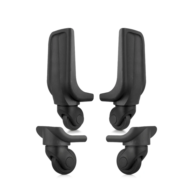 W129 Luggage Bag Roller Wheels Replacement Casters Accessories Repair Black Wheels Luggage Accessories Universal Wheels Casters