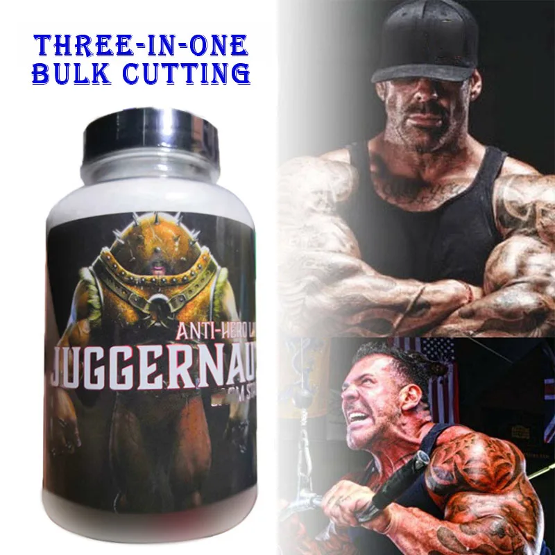 

JUGGERNAUT Three-in-One Precursor CARDAROL OSTA Bodybuilding Cutting Bulk Gain Muscle Lats pecs Strength 60caps/bottle