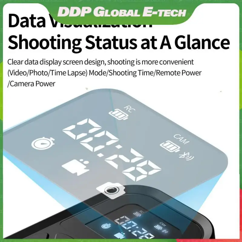 

2/4/6PCS Black Wireless Remote Control Shutter Portable Shutter Button Wifi Set Shortcut Key Wireless Intelligent Remote Control