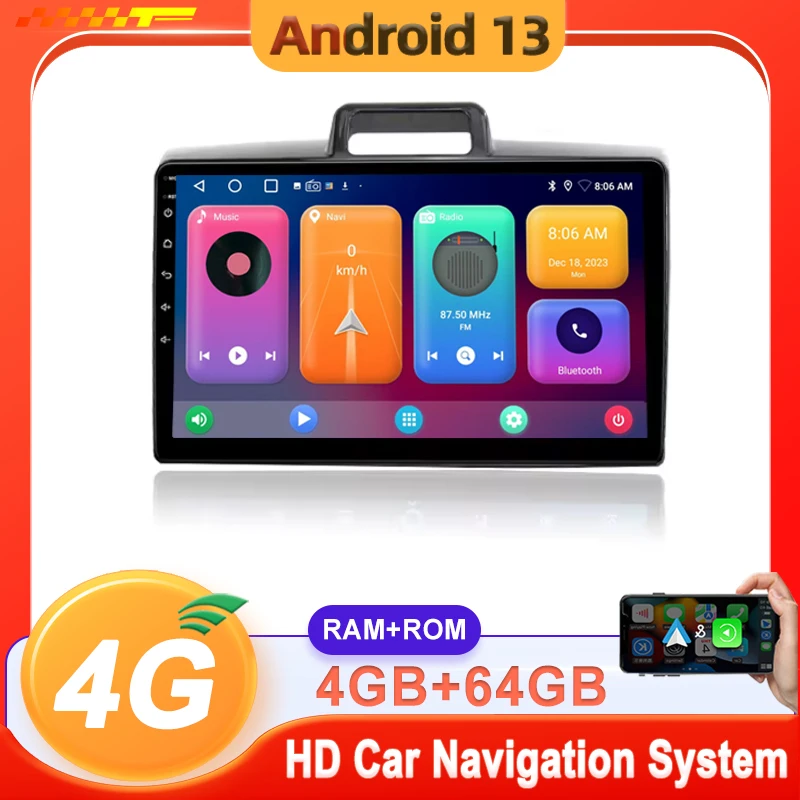 9 дюймов Android 13 Carplay автомобильное радио для Toyota Corolla Axio 2 Fielder 3 E160 2012 - 2021 GPS