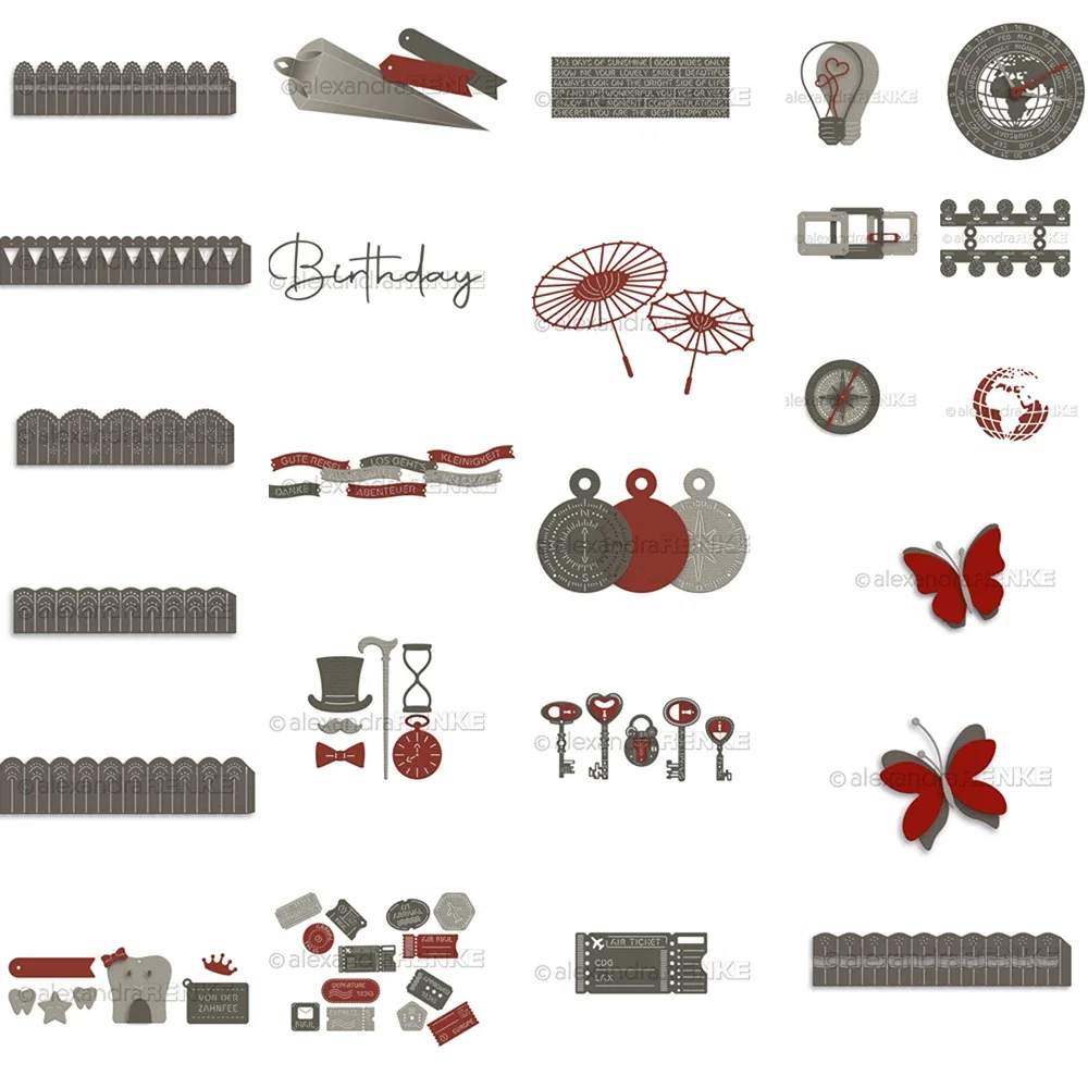 Штампы для скрапбукинга soldesDiary декоративный трафарет тиснение шаблон Сделай Сам