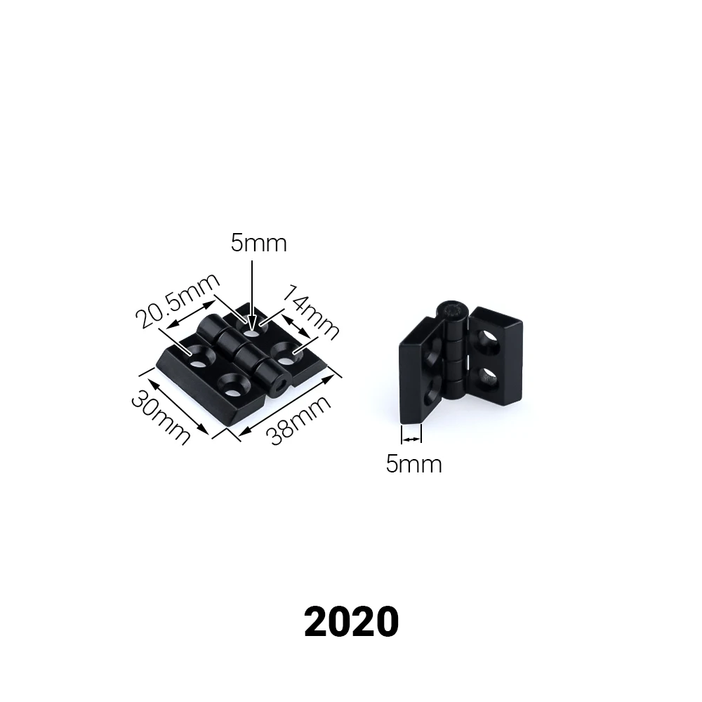 

Петли из цинкового сплава для алюминиевого профиля 2020/3030/4040 (4 шт.)
