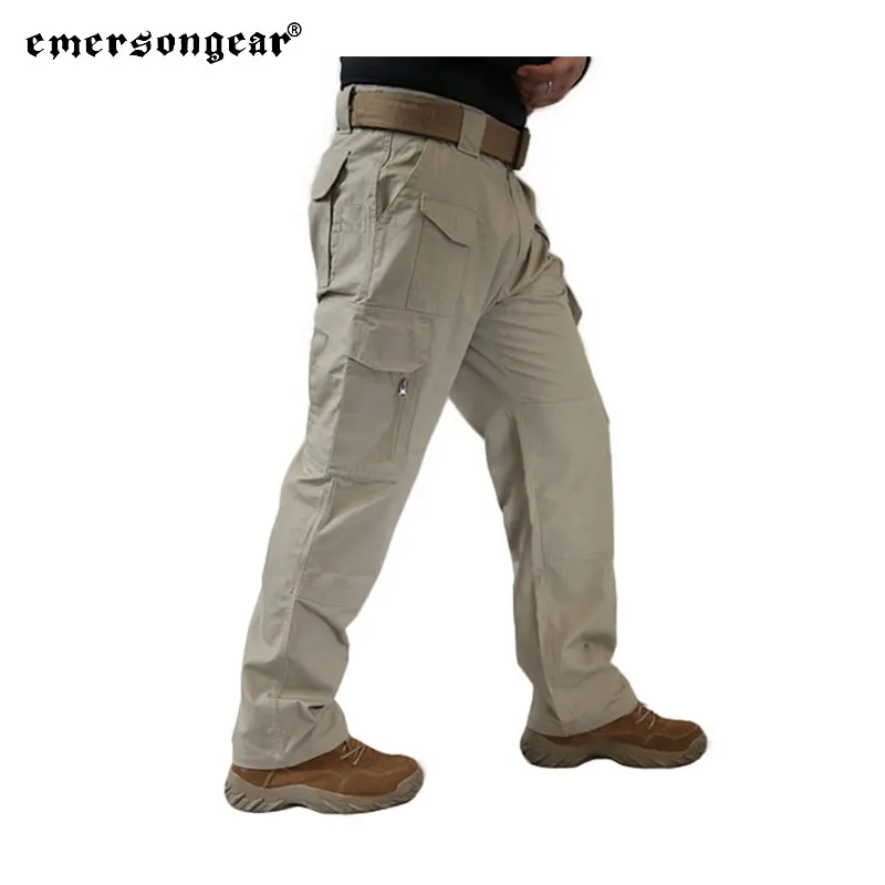 Emersongear Tactical Mens Outdoor Sports Pants All-Weather Trousers Duty Cargo Urban Airsoft Hunting Daily Commuter KH EM7033
