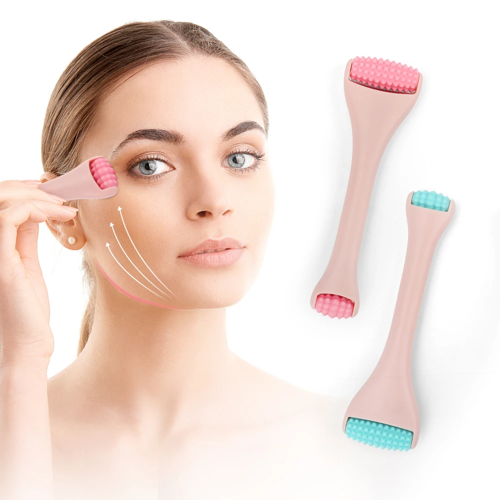 

Silicone Facial Massage Roller Face Cheek Eyes Lifting Tightening Massage Ball Eyebag Wrinkle Removal Skin Beauty Care Roller