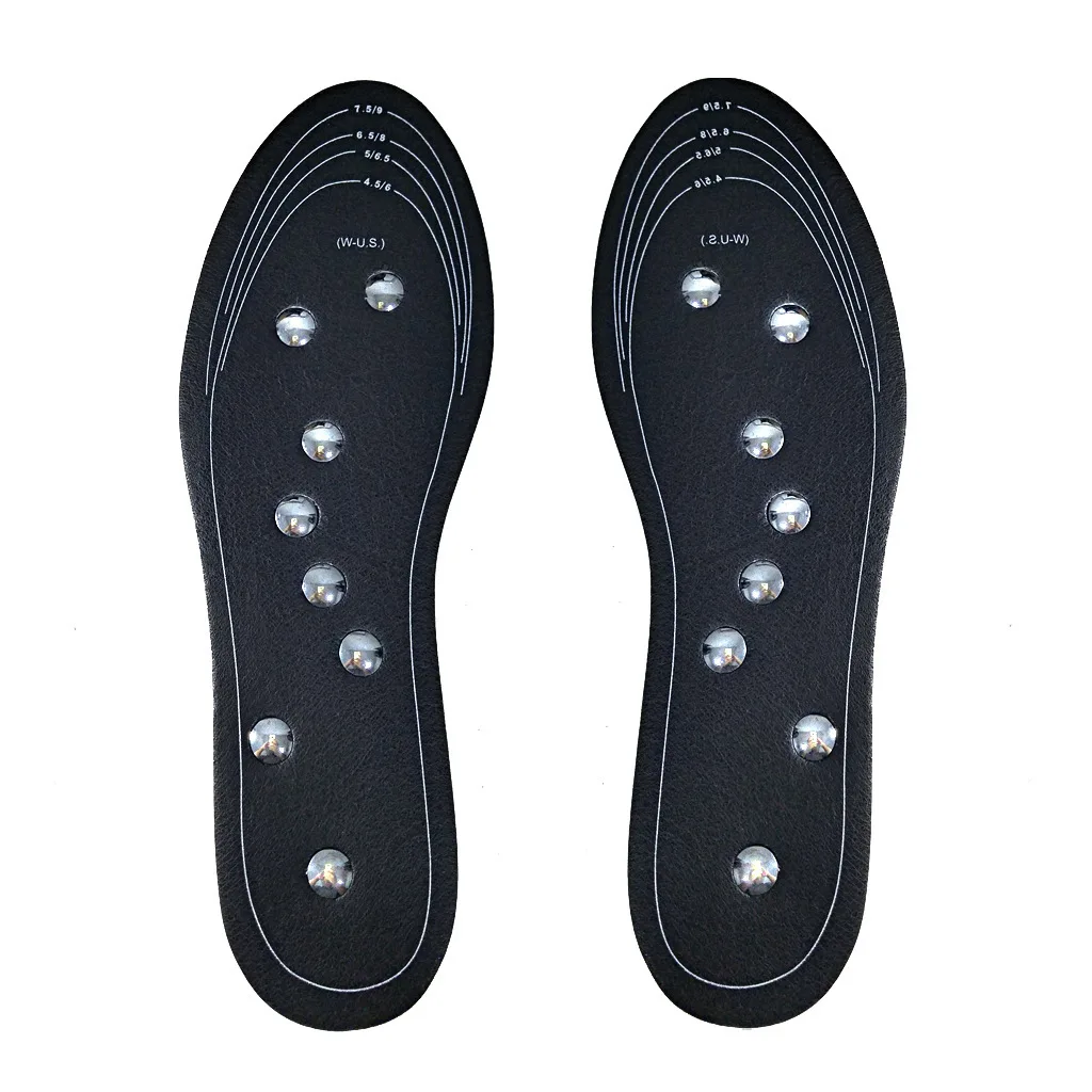 Men's and Women's Breathable Massage Magnetic Therapy Insole Shock-absorbing Decompression Health Care Can Be Cut Insole