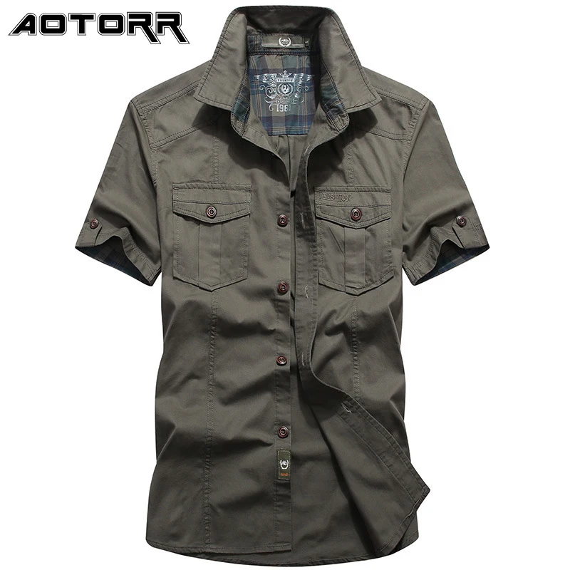 mens short sleeve shirts casual