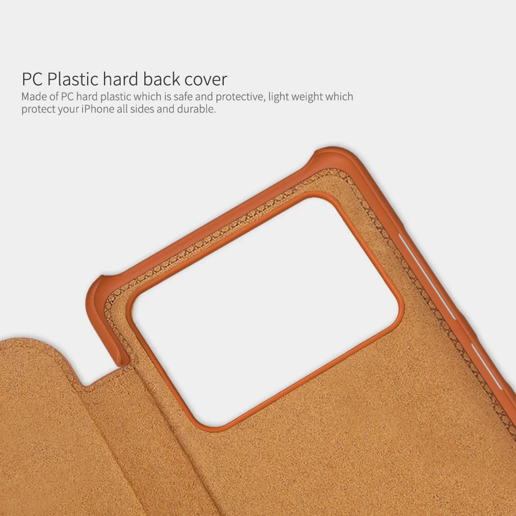 For Xiaomi Poco M4 Pro 4G Case NILLKIN QIN Flip Wallet Bag Leather Protective Back Shell For Xiaomi Poco M4 Pro M4 5G Cover