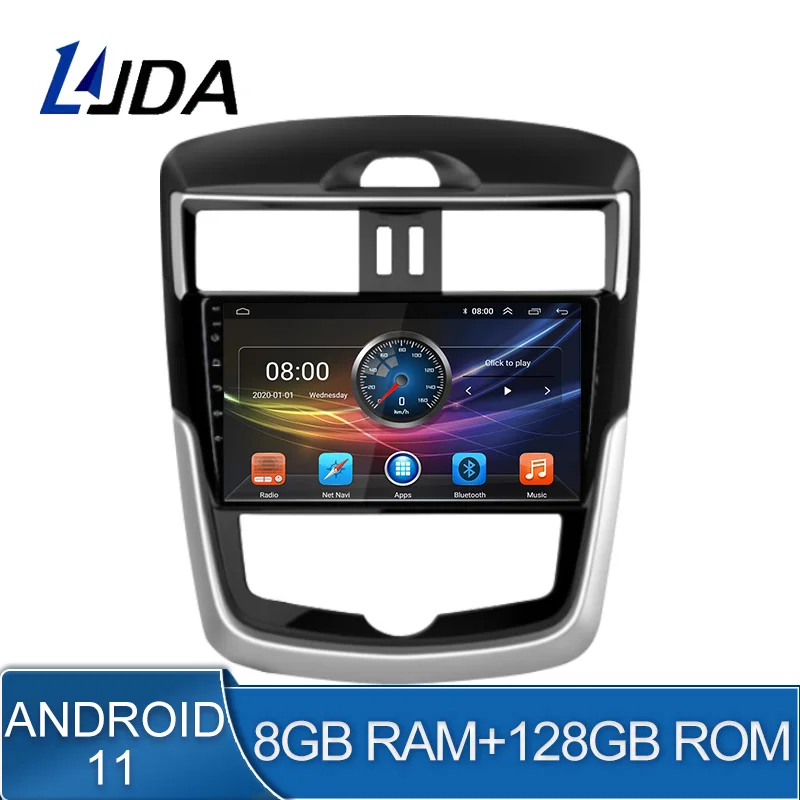 

Автомобильный мультимедийный плеер 8G + 128G Android 11 для NISSAN TIIDA 2016 2017 2018 автомобильный радиоприемник 2 Din GPS-навигация стерео DSP Carplay