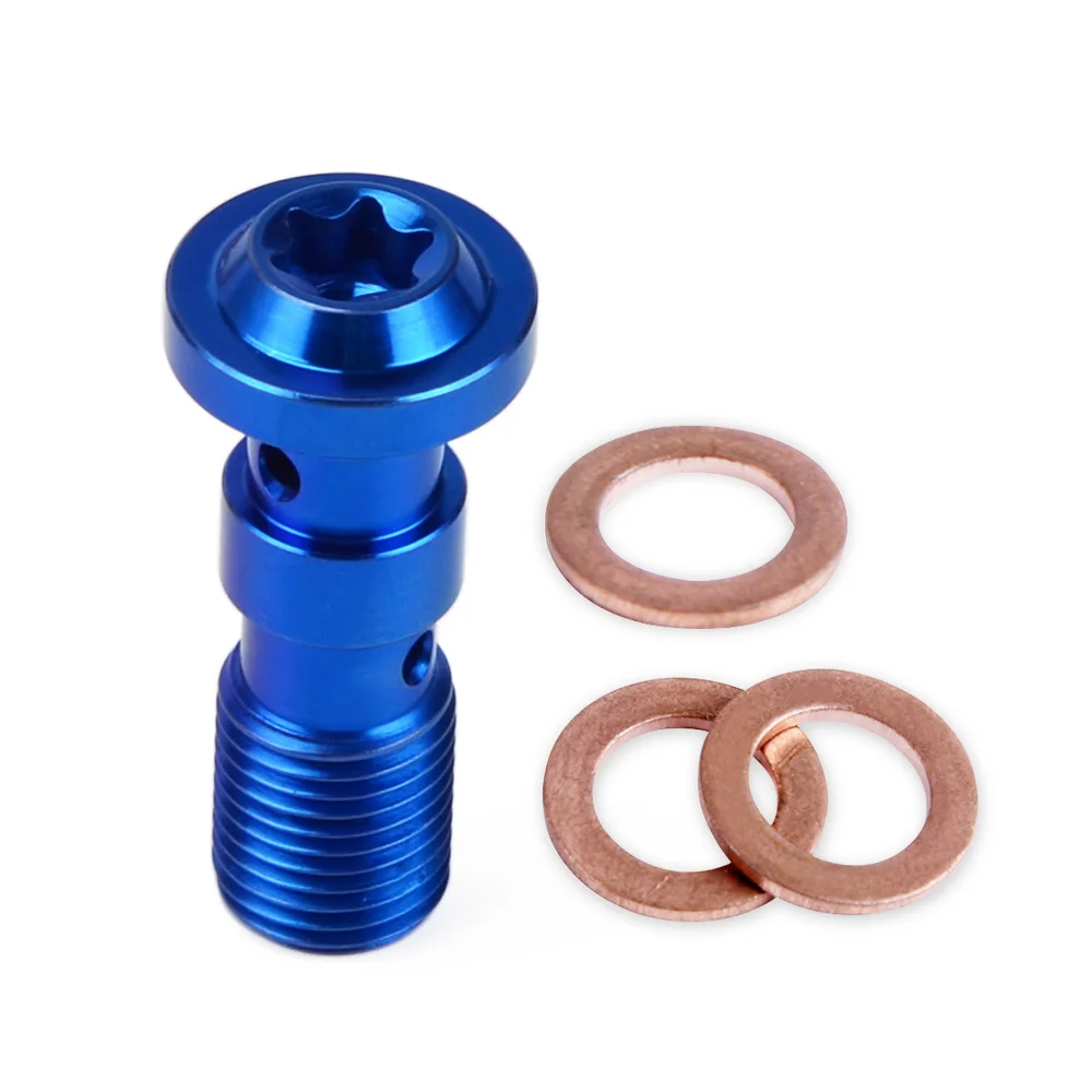 Тормозной шланг NICECNC из титанового сплава главный цилиндр болт банджо винт для KTM