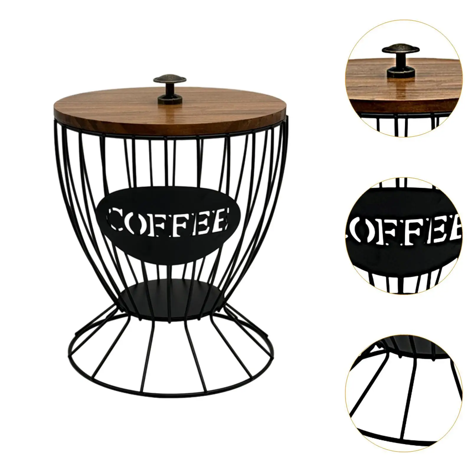 Держатель для кофейных стручков в деревенском стиле портативный многоцелевой