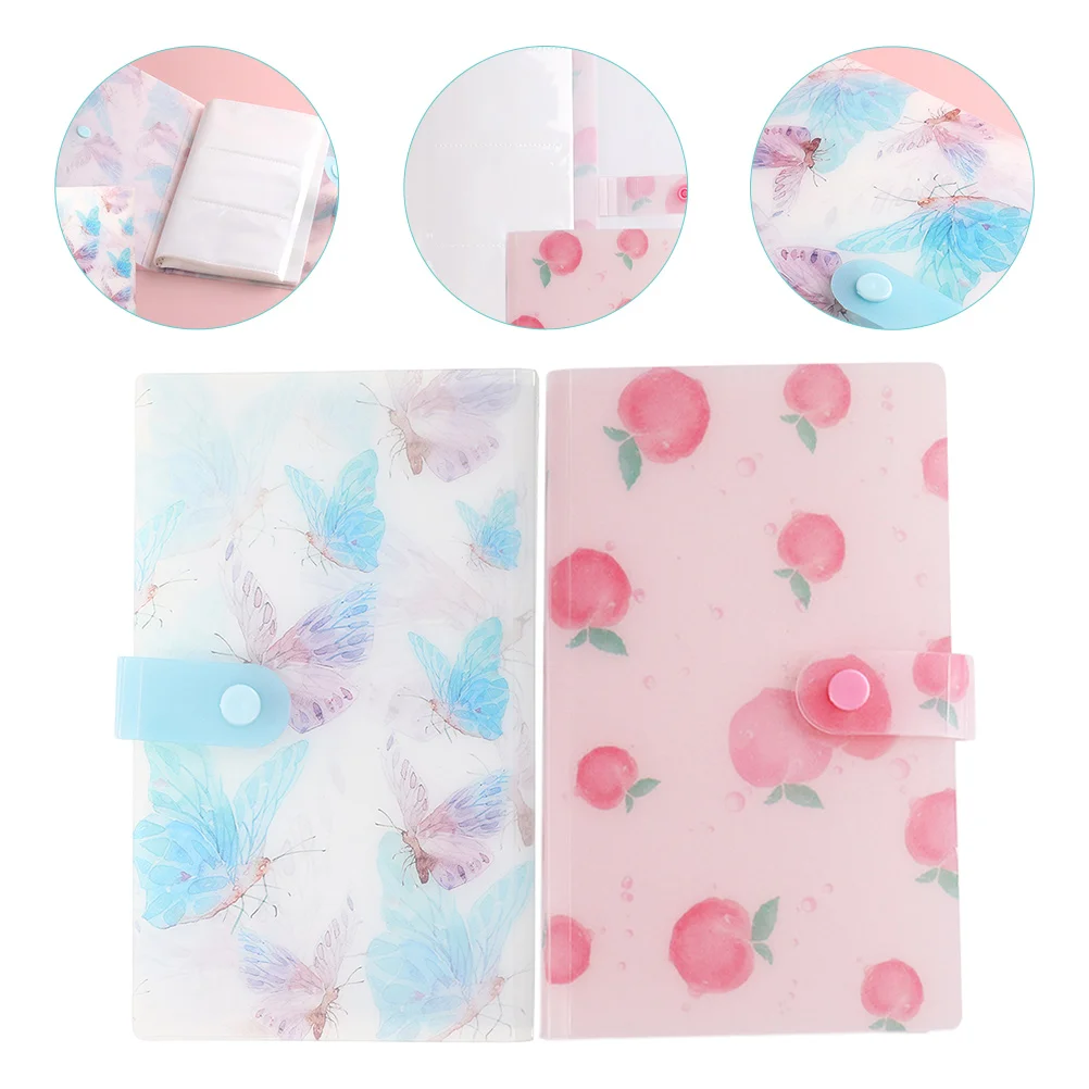 

Nail Sticker Storage Album Bookcollection Decals Decal Display Holder Photo Organizer Box