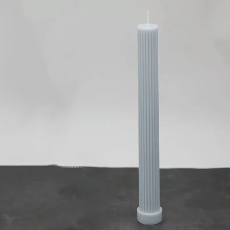 Разноцветная твердая ароматерапевтическая свеча романтическая длинная из