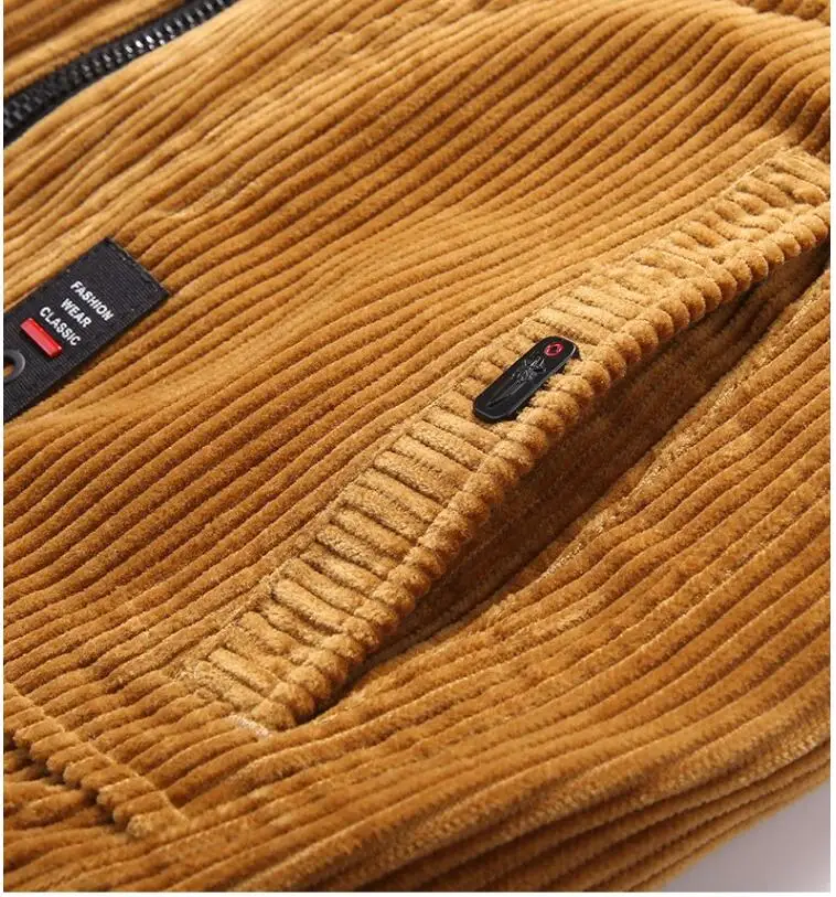 2022 Men's Winter Coat Warm Parka Casual Jacket Corduroy Down Jacket New Fashion Men's Thickened Coat Winter Jacket Size 6XL