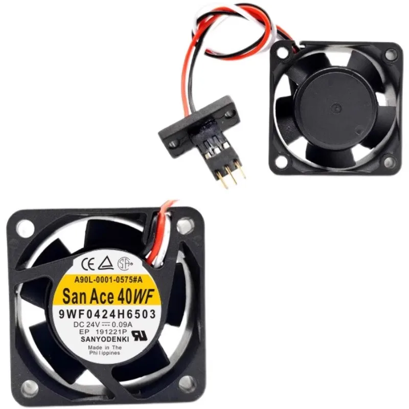 Новый вентилятор ЦП для SANYO 9WF0424H6503 DC24V 0.09A Fanuc Вентилятор охлаждения 4 см 40*40*20 мм Новый вентилятор ЦП для SANYO 9WF0424H6503 DC24V 0.09A Fanuc Вентилятор охлаждения 4 см 40*40*20 мм
