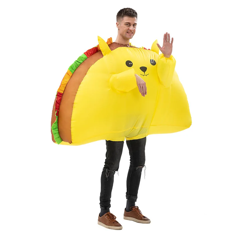 

Inflatable Cosplay Costumes Biscuit Vegetable Mascot Clothing for Adult Man and Woman Halloween Christmas Party