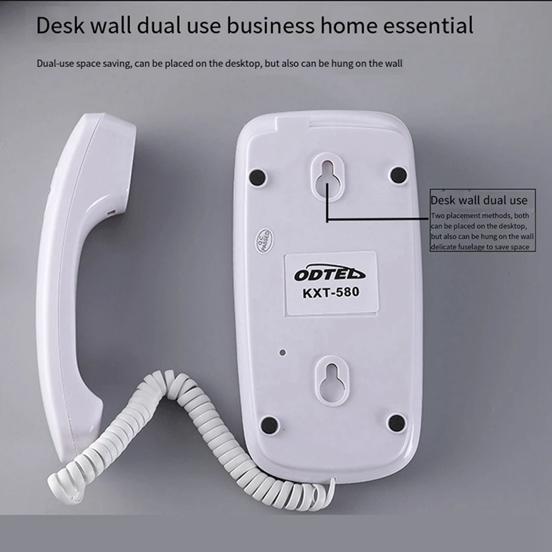 KXT-580 большая кнопка проводной телефон настенный машина для поддержки или