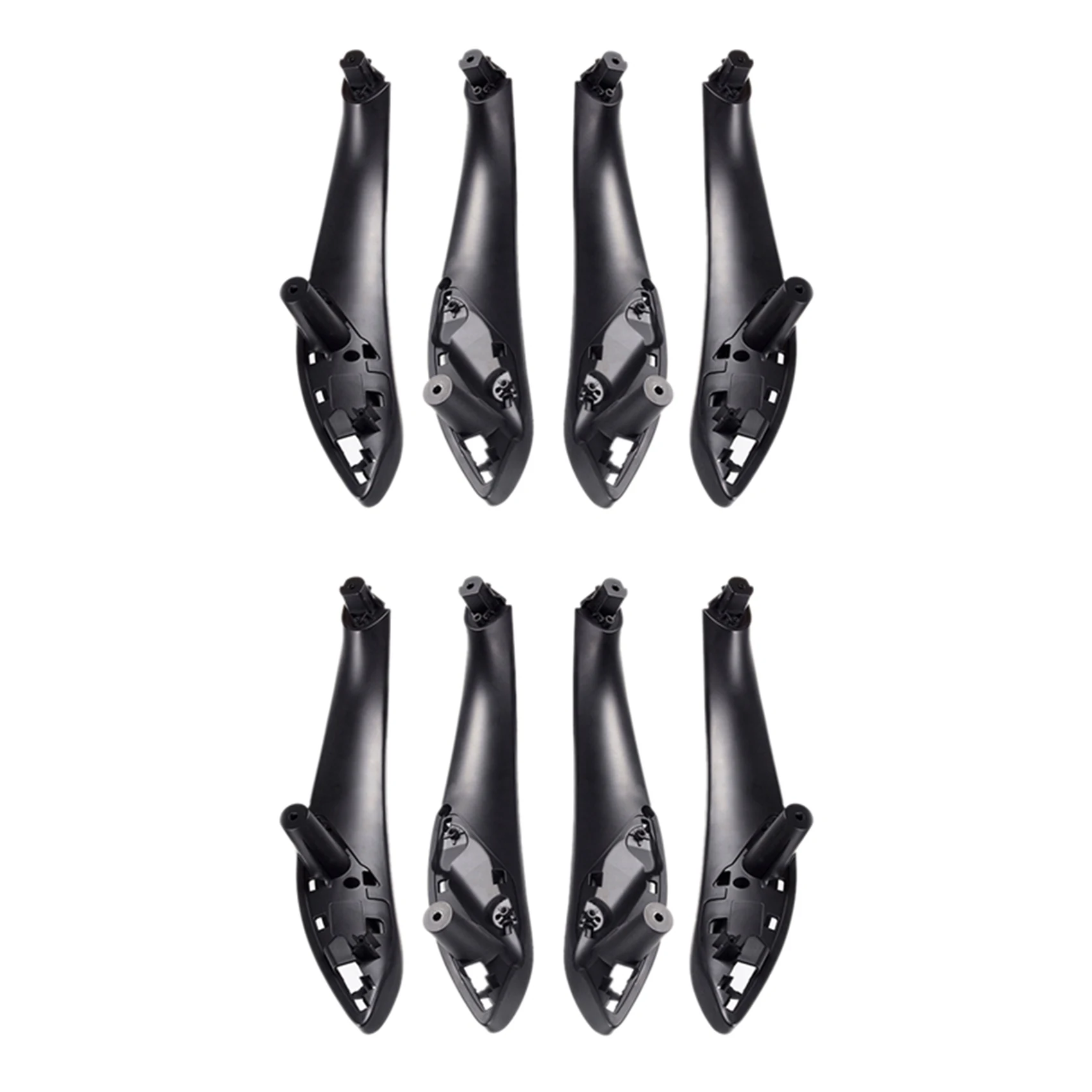 

2X Car Accessories For-BMW 3 Series F30 316D 318D F31 320I 325D 11-19 Inner Doors Panel Handle Pull Trim Cover (Black)