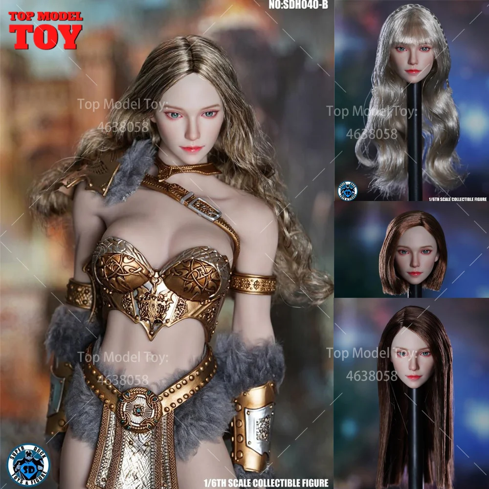 Экшн-фигурка суперутка SDH040 масштаб 1/6 смешанные гонки голова из ПВХ резьба