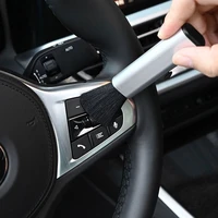 car retractable cleaning brush conditioning air outlet cleaning brush computer keyboard plastic handle wool car detailing tools