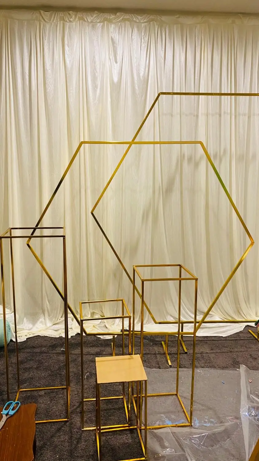 Уличный фон с лужайкой железная рамка свадебный искусственный цветок стойка для