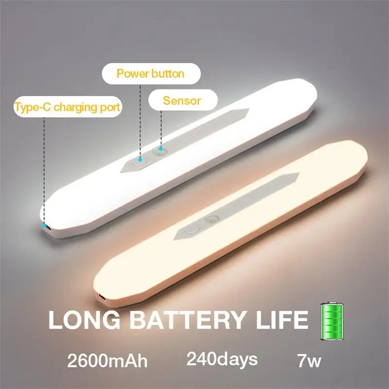 

Wireless LED Under Cabinet Light 64-LED Motion Sensor Activated Night Light Bar Magnetic Lights for Kitchen Closet,Cabinet