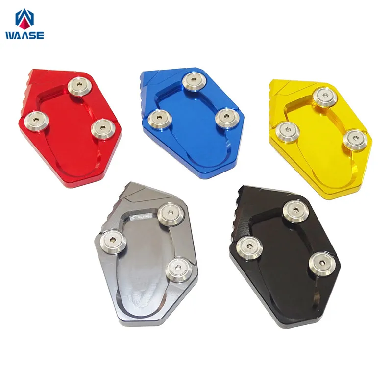 

WAASE Kickstand Foot Side Stand Extension Pad Support Plate For Yamaha YZF R3 R25 2014 2015 2016 2017 2018 2019 2020 2021