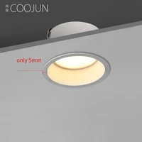 coojun led recessed spot light narrow border downlight living room spotlight 7 5cm hole downlight minimalist bedroom light