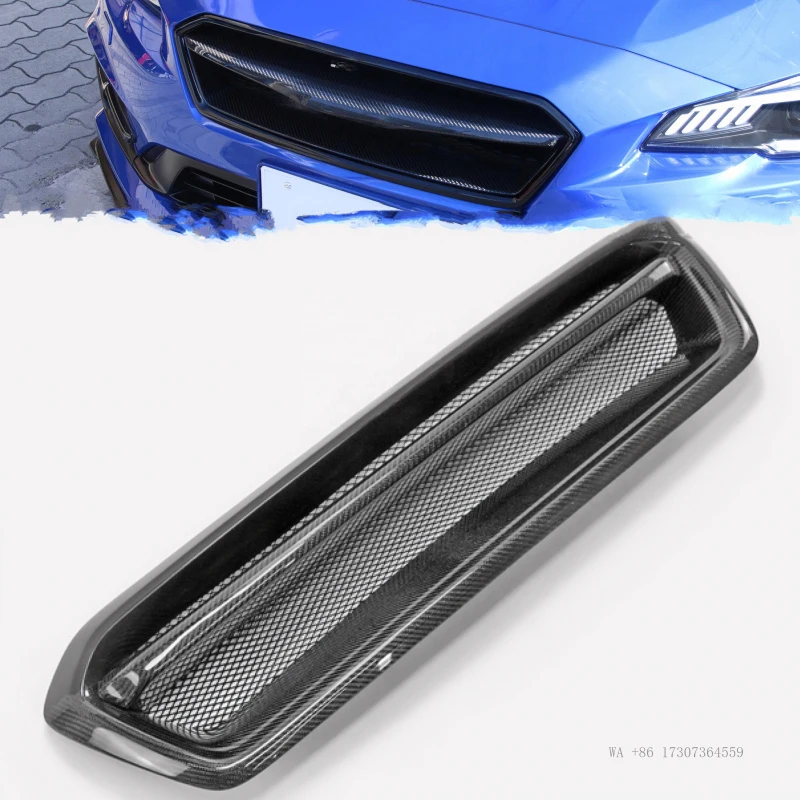 Фото ГОРЯЧАЯ НОВИНКА: Карбоновая решетка переднего бампера VMG VM4 STI Type для Subaru Levorg 2014-2018 №1