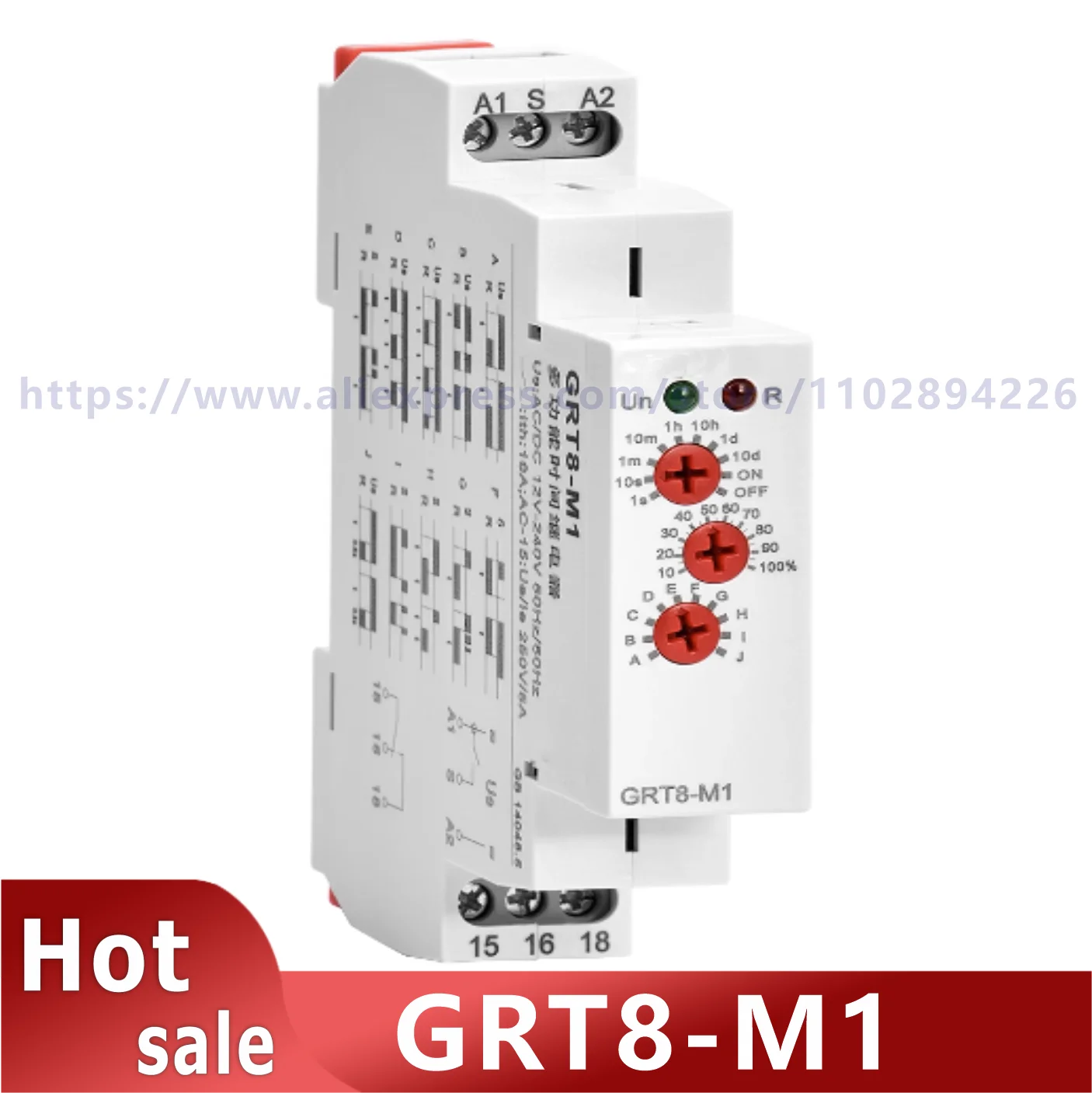 Многофункциональное реле времени GRT8-M1