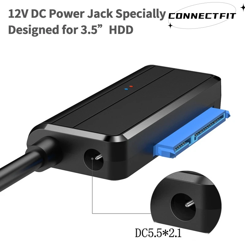 Кабель SATA 3 адаптер Sata на USB 0 5 Гбит/с Поддержка 2 5/3 дюйма |