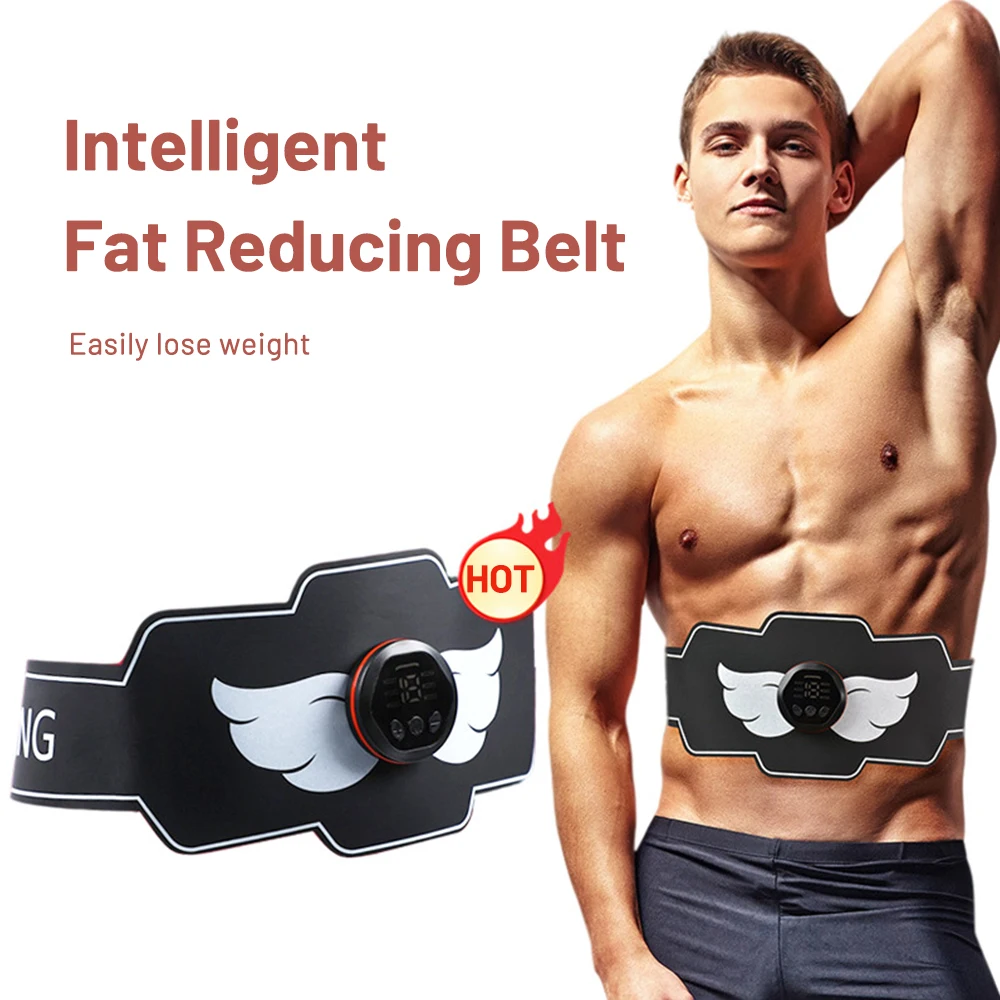 

EMS Abdominal Toning Belt Fitness Massager Muscle Toner Abdomen Muscle Stimulator Belt Body Slim Lost Weight Fitness Equipment