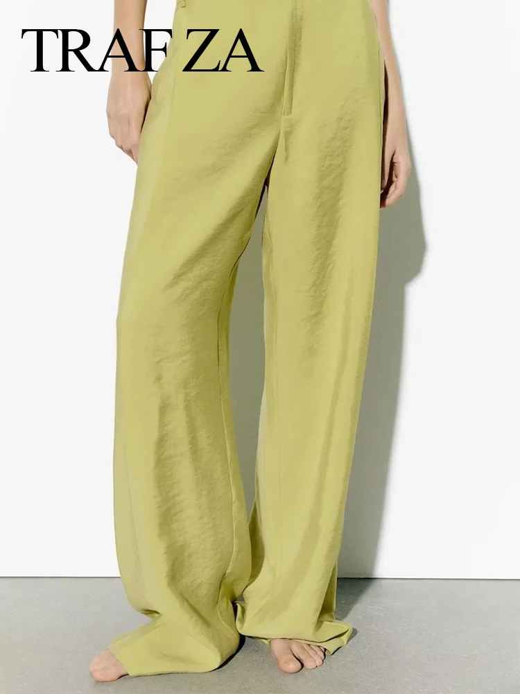 

Брюки женские Мешковатые с завышенной талией, с широкими штанинами