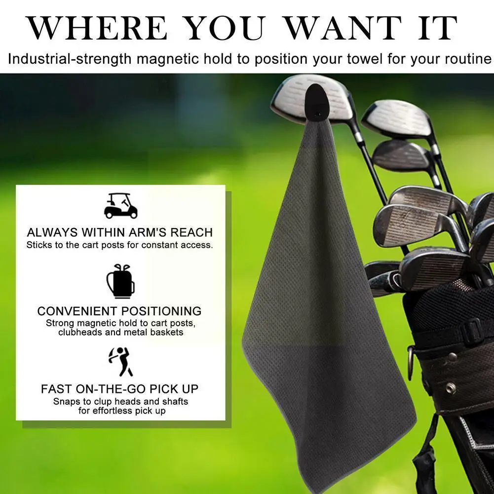

Golf Magnetic Towel Upgrade Golf Club Hook Cleaning Towel Towel Magnet Towel Grid Balls Pineapple Basketball Sports A2b2